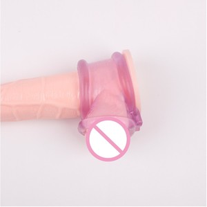 Groothandelsprijs Triple <span class=keywords><strong>Cock</strong></span> <span class=keywords><strong>Ring</strong></span> Seksspeeltjes Voor Delay Ejaculatie Dual Tpe Materiaal Siliconen Vertragingsringen - Product Image 6