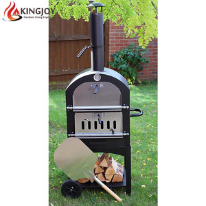 Kingjoy Outdoor Everything Bundle <span class=keywords><strong>Four</strong></span> à <span class=keywords><strong>pizza</strong></span> autoportant en acier au feu de <span class=keywords><strong>bois</strong></span> - Product Image 3