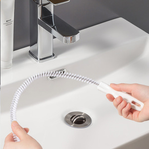 <b>Drain</b> Cleaner Sink <b>Cleaning</b> <b>Brush</b> Stainless Steel White 3735 For Hair Removal - Product Image 3