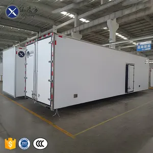 Durável 15 anos CKD corpo do caminhão GFRP PU XPS transporte vegetal Isolado sanduíche Painel Carga Frigorífico Truck Box Para vendas