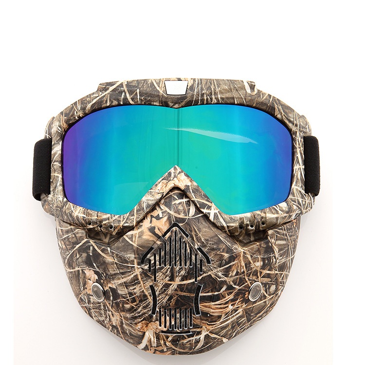 Красочный Новый Съемный Пейнтбол тактическая маска для лица, 6 цветов, Ricing мотоциклетные очки маска