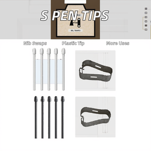 <span class=keywords><strong>Accessoires</strong></span> pour <span class=keywords><strong>tablette</strong></span> <span class=keywords><strong>Samsung</strong></span> Galaxy Tab <span class=keywords><strong>S6</strong></span> <span class=keywords><strong>Lite</strong></span> S7 FE S8 Plus S9 Ultra, embouts de stylet en plastique compatibles avec le stylet <span class=keywords><strong>Samsung</strong></span> S Pen - Product Image 3