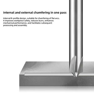 Mata Bor HSS High Speed Steel Internal R End Mill untuk Pemotongan & Pembuatan Alur pada Logam CNC - Product Image 2