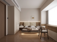 Ensemble de meubles de chambre personnalisé grand format inclinable et extensible : lit, armoire, bureau et rangements