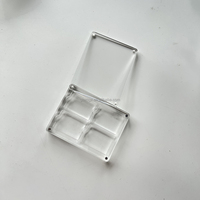 Étui Transparent en acrylique pour cartes de jeu, boîte de rangement pour accessoires de jeu pour Nintendo Switch