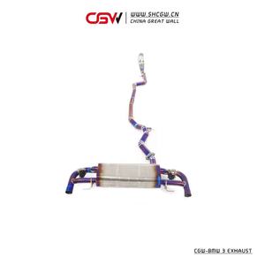 ติดตั้งง่ายท่อไอเสียไทเทเนียมสีฟ้าเผาท่อ Catback ท่อไอเสียสำหรับ BMW G20 G28ระบบเต็มรูปแบบ - Product Image 2