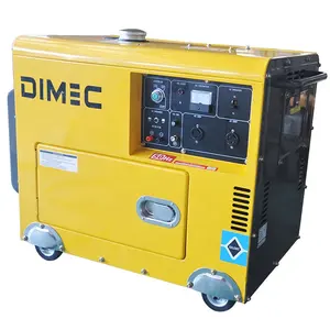 Best price of 5.2kw silent small air cooled portable generator