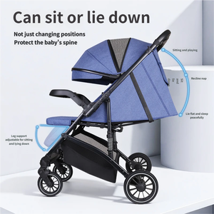 <span class=keywords><strong>Poussette</strong></span> familiale pliable Wellpal F1-5 2026 avec cadre en acier inoxydable, convertible, pour enfants de 0 à 3 ans et compatible avec les sièges auto - Product Image 4