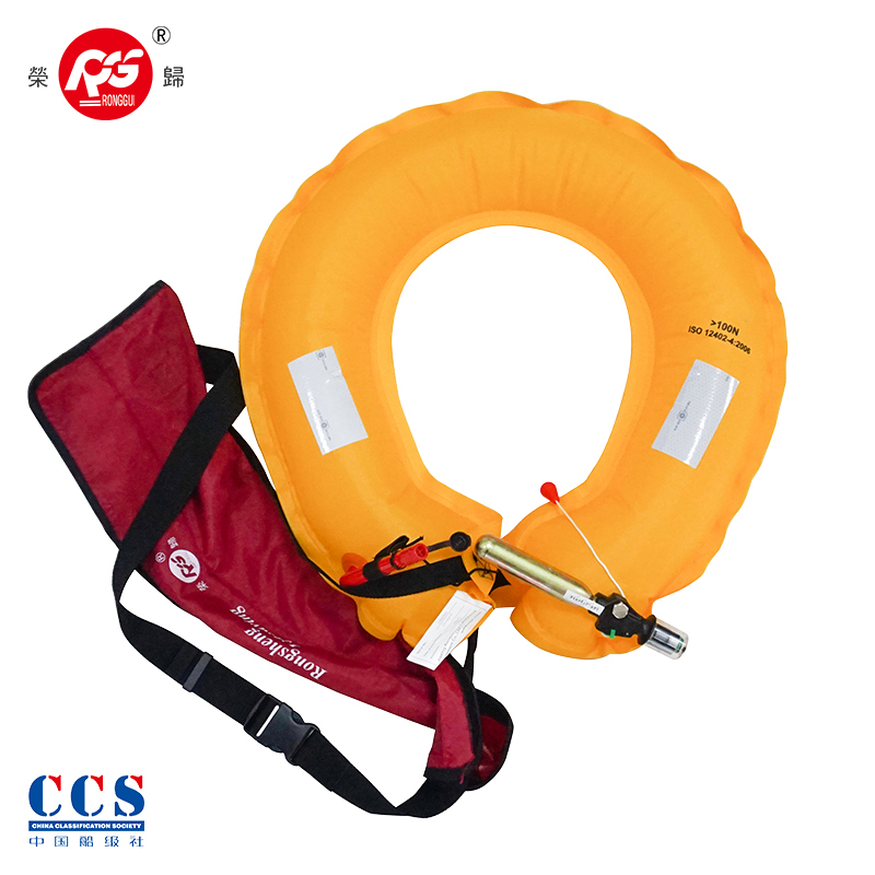 Ceinture De Sauvetage Gonflable – Flottabilité 110 N, Réglable, Système CO2 Réutilisable, Imperméable, Pour Kayak, Paddle, Bateau - 10