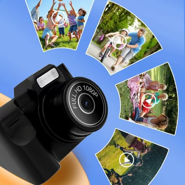 Mini Camera HD 1080P Digital Camera D7 with 0.96 Inch Screen Retro Small Vlog Camera Cheaper Than Y3000 Instax Pocket Cam