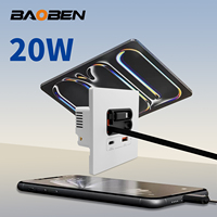 BAOBEN Prise USB à charge rapide 20W, norme européenne, panneau de commutation de type 86, charge de téléphone portable TYPE-C, pour chevet