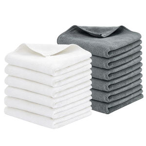 Paquete de 12 Toallas de Limpieza de Microfibra, Grado Comercial, Altamente Absorbentes, Sin Pelusas, Sin Rayas, para Cocinas, Baños y Oficinas - Product Image 1