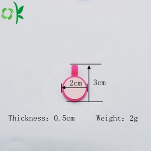 OKSILICONE Silikon Haustier ID Name Mini Kreis Form Tags Haustier Halsband Hunde marke Solid für Hunde Katzen Silikon Haken Qr Code Haustier Silikon - Product Image 3