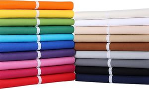 Tela 100% Algodón Satén 300TC 400TC 500TC, Colores Sólidos, Impresión, Alta Densidad, Peinada, 285cm de Ancho, Tejida para Juegos de Sábanas - Product Image 2