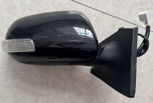 Side <b>Door</b> <b>Mirror</b> With LED Turn Signal Lamp for Toyota Vitz Yaris 09-13 Black Automatic Dimming Rearview <b>Mirror</b> Assembly - Product Image 4