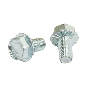 YH Zinc Plated Finish  Sealing Hex Washer Head With EPDM Washer  Hex Drive  3 Drill Point  1/4"-14 Thread Size  3/4" Length