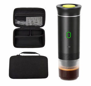 Cafetera espresso manual a batería de 60 ml, 7500 mAh, cafetera eléctrica portátil con estuche de transporte para acampar y viajar - Product Image 1
