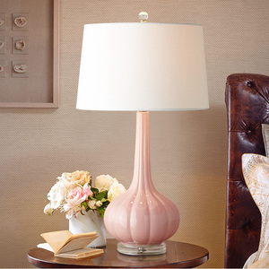 Maison moderne mariage enfant chambre d'enfants de chambre à coucher de style rose or tissu lampe de <span class=keywords><strong>bureau</strong></span> chambre <span class=keywords><strong>petite</strong></span> <span class=keywords><strong>fille</strong></span> décoratif led lampe de table - Product Image 2