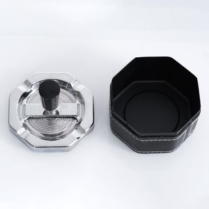 OEM Rukioo Press-and-spin Small <b>Portable</b> American Style Ash Tray DJG0051 Factory Wholesale Metal Smoking Accessory Custom Logo - Product Image 2