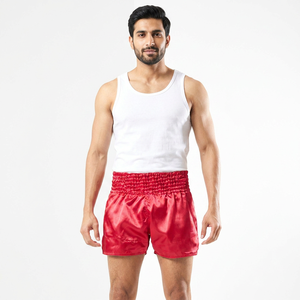 Premium Quality Adjustable Size 2026 Custom Design Men's Muay Thai Shorts Available in Reasonable Prices - Product Image 1