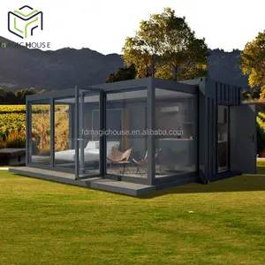 Prefab House Expandable Magic House Foldable House Container 20 Ft Expandable Sandwich Panel Container Shipping Container House Luxury Prefab Homes