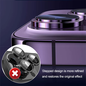 WEADDU Hawk Eye Len protecteur d'écran en verre trempé protecteur d'objectif de caméra pour iphone 16 15 14 pro max <span class=keywords><strong>Film</strong></span> de protection pour appareil photo - Product Image 6
