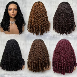 Letsfly Aktion 78$ Burmesische Pixie Curly Perücken Ohne Kleber 5x5 Lace Closure 10A 16-22 Zoll Verfügbar Unverarbeitetes Reines Echthaar 100% Menschliches Haar - Product Image 1