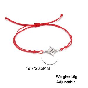 สร้อยข้อมือสแตนเลสสตีลรูปปมแม่มด Myshape สำหรับผู้หญิงผู้ชาย สายเชือกหยก สร้อยข้อมือเชือกแบบวิคคา เครื่องรางวิเศษ ของขวัญเครื่องประดับ - Product Image 6