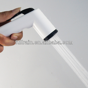 Rociador de Mano Shattaf Blanco y Negro con Acabado de <span class=keywords><strong>Gatillo</strong></span> para Grifo de <span class=keywords><strong>Baño</strong></span>, Desviador de Salida, Fácil Instalación, Uso en Apartamentos - Product Image 3