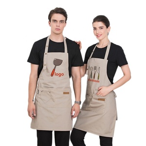 Delantal de cocina Unisex, multicolor, con bolsillos, para <span class=keywords><strong>Chef</strong></span> - Product Image 1