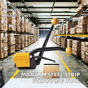 Herramienta Manual de Prensado para Flejes de Acero, Máquina Flejadora de Uso Diario para Alimentos, Bebidas, Textiles, Productos Químicos, Madera y Papel - Product Image 2