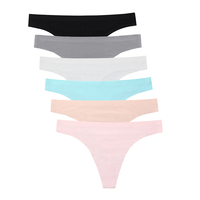 Tangas sin costuras para niñas, ropa interior Invisible transpirable, bragas elásticas ligeras, bragas