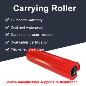 Groothandel Nieuwe Staal Koolstofstaal Rubber Gecoate Looprol Gebruikt In De Mijnbouw Met Hoge Efficiëntie Rubberen Band Transportband - Product Image 2