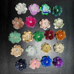 Hoa trang trí thủ công bằng kim tuyến, kích thước 4.6 đến 5cm, dùng cho quần áo, giày dép, mũ & túi xách, làm phụ kiện & đồ trang trí - Product Image 2