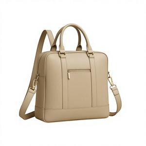 Mochila de Viaje Vintage para Mujer, de Cuero Genuino, Impermeable, con Cierre, Portátil, de 20-35L, con Correas Ajustables, Fabricantes OEM Personalizados - Product Image 1