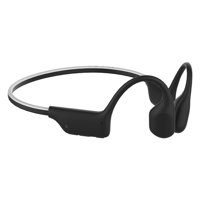 OEM IPX68 Waterproof Wireless RGB Bone Conduction Headphone Swimming Training Earphone 32GB Memory MP3 LED Battery Indicator