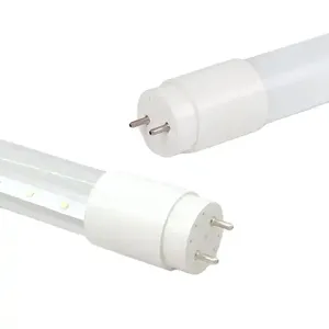 Lampu tabung led kaca/plastik/bahan aluminium 2700k-10000k T8 untuk rumah atau industri tabung LED kecerahan tinggi
