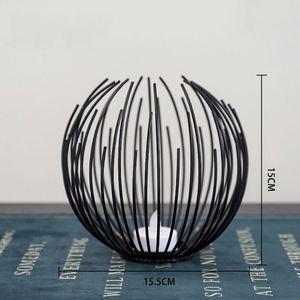 Nouveauté 2026 : Porte-bougies en fil doré en forme de nid d'oiseau, pour dîner romantique aux chandelles, récipient à bougies et autres supports à bougies - Product Image 6