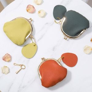 Monederos Pequeños Vintage de Cuero con Cierre de Broche para Mujer, Bolsos para Llaves, Bolsa de Almacenamiento con Cierre de Broche - Product Image 2