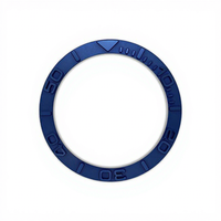 Raccord en acier inoxydable en métal convexe 007 Yacht YM accessoires de montre étui en cuir déflecteur à anneau convexe 38-30.7