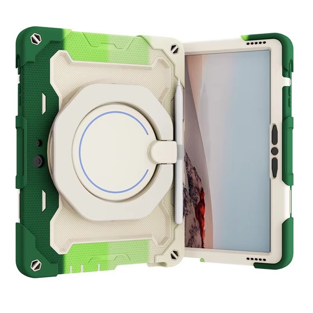 360 Rotation Armor Tablet Case for Microsoft Surface Go 1 2 3 for Huawei Matepad 10.4 11 T10 SE Kids Portable PC Silicone Cover