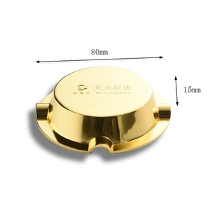 Cendrier de luxe en métal doré, souvenir personnalisé de qualité supérieure, style antique, vente chaude - Product Image 5