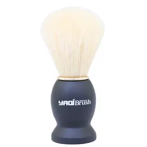 YAQI Wet Shaving Boar Bristle Wooden Handle Cream Mens Shaving Brush Shave Tool Custom Logo