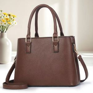 <b>White</b> PU Leather Tote <b>Bag</b> with Removable Strap Classic Flap Closure Women's Handbag for Daily Use - Product Image 4