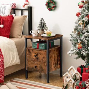 Wholesale Luxury Home Office Hospital School Workshop Bedside <strong>Nightstand</strong> <strong>Mirrored</strong> Industrial Side End Table with Drawer - Product Image 5