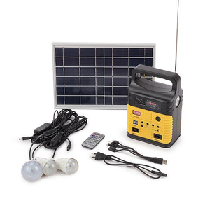 Портативный аварийный солнечный энергетический комплект с литий-ионным аккумулятором 10 Вт, лучшая качество, система освещения для дома и улицы ESPEON SDM-3790 4 - Product Image 1