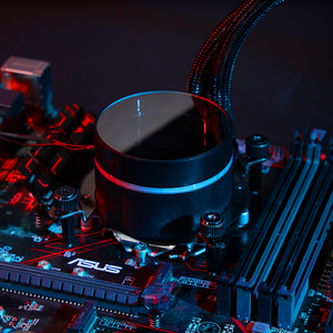 ชุดระบายความร้อนซีพียูแบบน้ำ AIO LCD ขนาด 240 มม. พร้อมพัดลม RGB 4 พิน สำหรับคอมพิวเตอร์ - Product Image 2