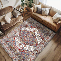 Moderne yeni özel tasarım kristal kadife halı çin kaymaz dijital baskı oturma odası geniş alan kilim ve halılar