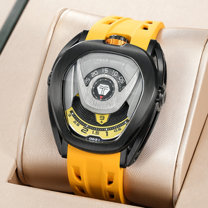 Pour TSAR BOMBA <span class=keywords><strong>chevalerie</strong></span> 8213 montre mécanique automatique pour hommes étanche 100M montre-bracelet interchangeable avec élastique - Product Image 5