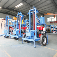 Rig de forage à carottage diamanté pour l'exploration géologique hydraulique, 100, 150, 200 mètres, rig de forage de puits d'eau